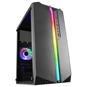 Mars Gaming MC-S1 Caja PC Micro-ATX Ultra-Compacta ARGB 12 Modos USB 3.0 Ventana Negro