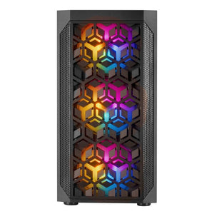 Caja Microatx Gaming Mars Gaming Mcmesh Black