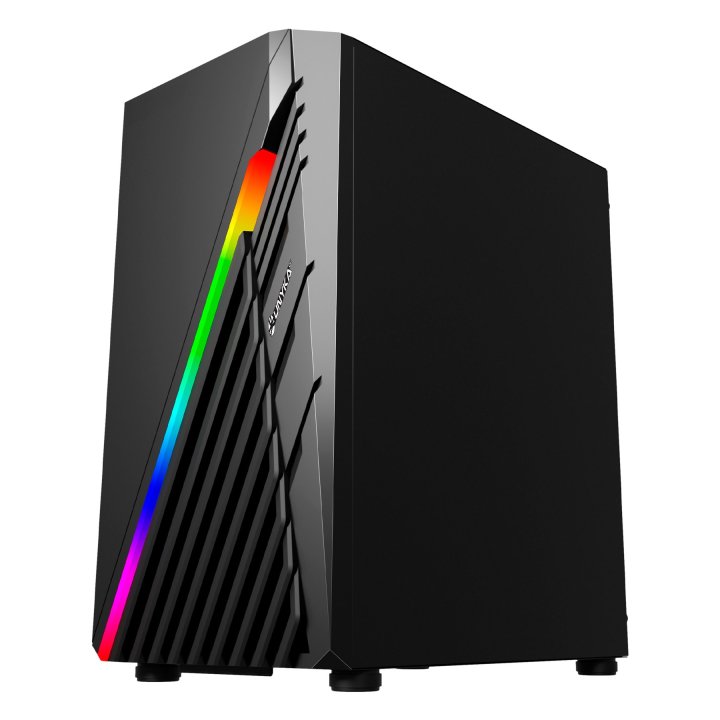 Caja Micro Atx Gaming Unyka Mini Glayze Led Frontal Argb
